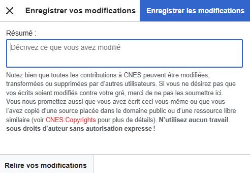 Boutons zone d'édition vector 2022